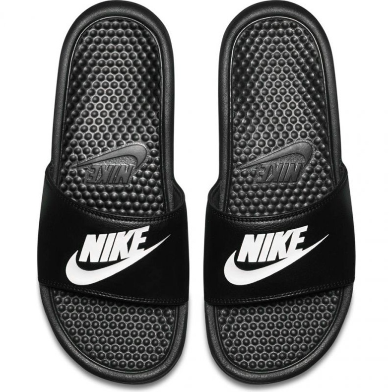 Nike Benassi JDI 343880 090 Black Flip -flops svart 2