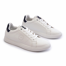 Låga sneakers för män Eco Leather Big Star NN174282 Vit 4