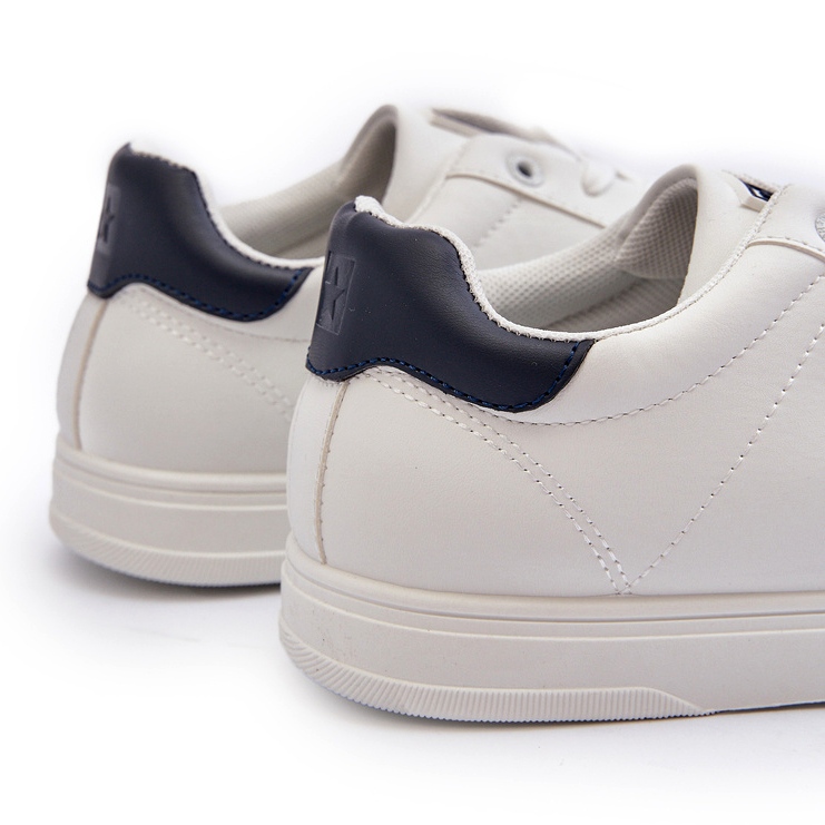 Låga sneakers för män Eco Leather Big Star NN174282 Vit 1