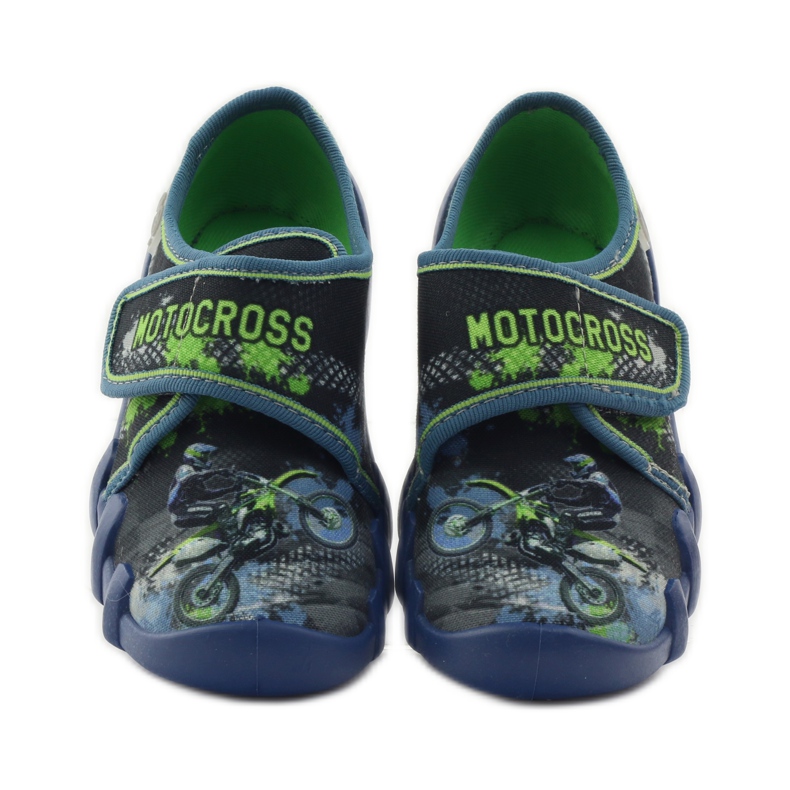 Befado barnskor tofflor sneakers 273x226 marinblå grön 4