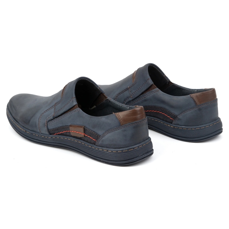 Olivier Mockasiner för män 520 marinblå 4