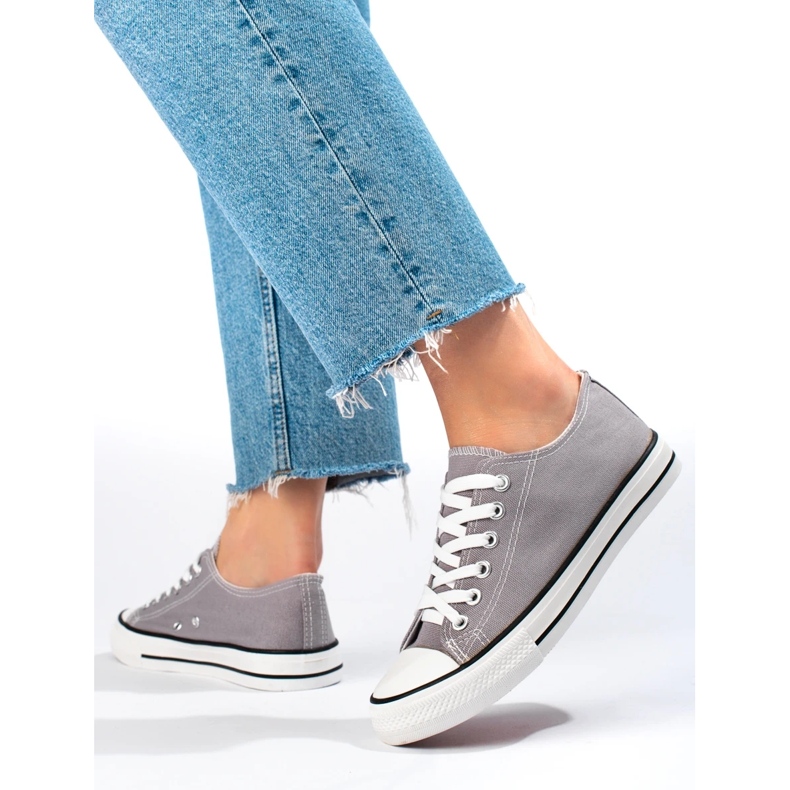 J. Star Klassiska grå sneakers 2