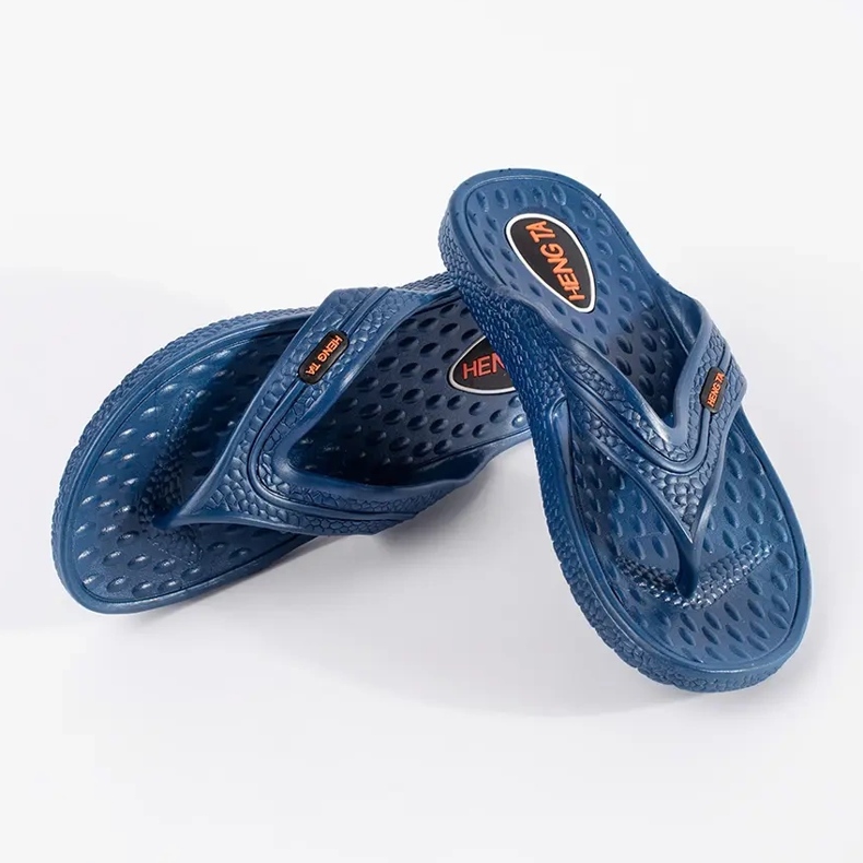 Blå mäns flip -flops 2