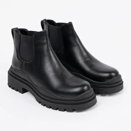 Shelovet ankelstövlar för kvinnor på plattformen beige 2