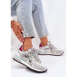 Sneakers Women's Sports Shoes D.Franklin DFSH378006 Silver silver- 8