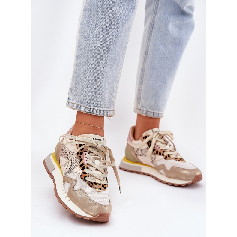 Sneakers Women's Sports Shoes D.Franklin DFSH378006 Guld gyllene 2