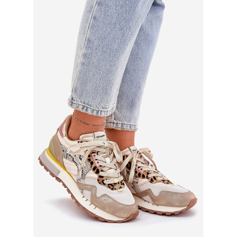 Sneakers Women's Sports Shoes D.Franklin DFSH378006 Guld gyllene 1