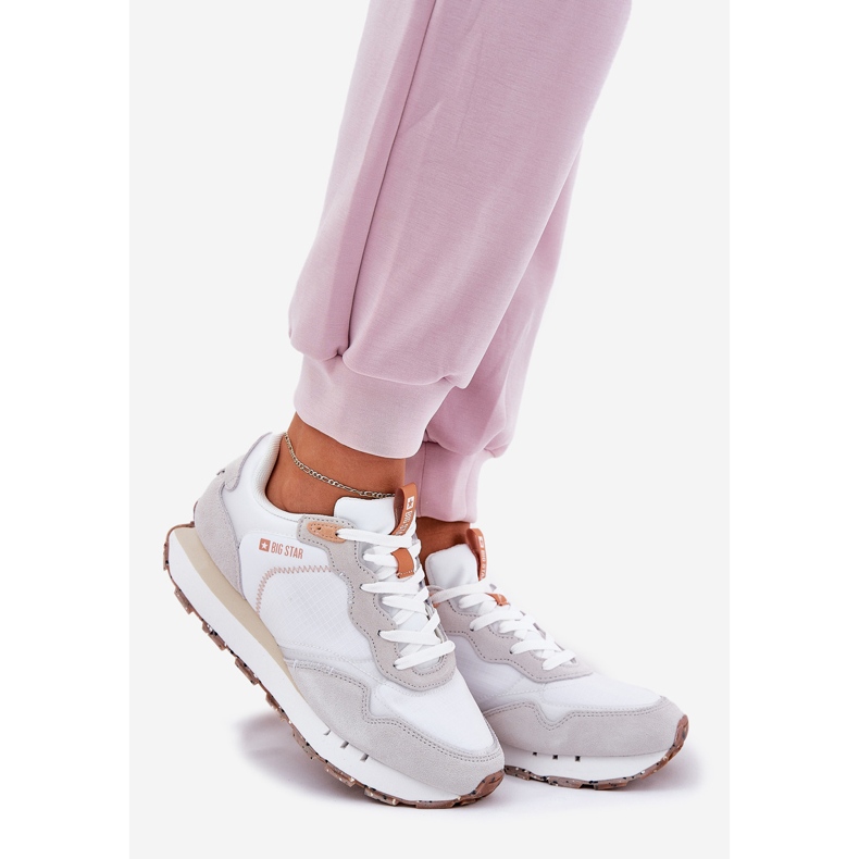 Kvinnors mocka Kvinnors sportskor Big Star RR274235 Hi-Polish Beige System 1