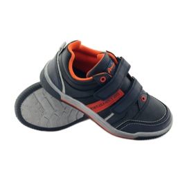 American Club ADI American 152625 marinblå sneakers orange 3