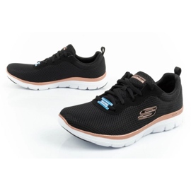 Skechers Flex Appeal 4.0 Brillant View-skor 149303/BKRG svart 8