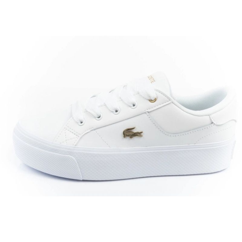 Lacoste Shoes Ziane Platforms 05216 White vit 1