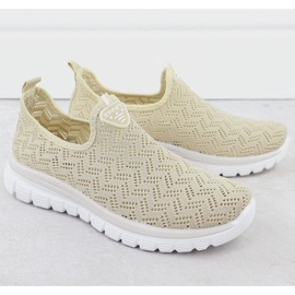 Kvinnors sportskor Openwork Slip on Beige Artiker 56C1016 2