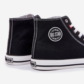 Material Mäns sneakers Big Star NN174304 Hi-Poly System Black System svart 2