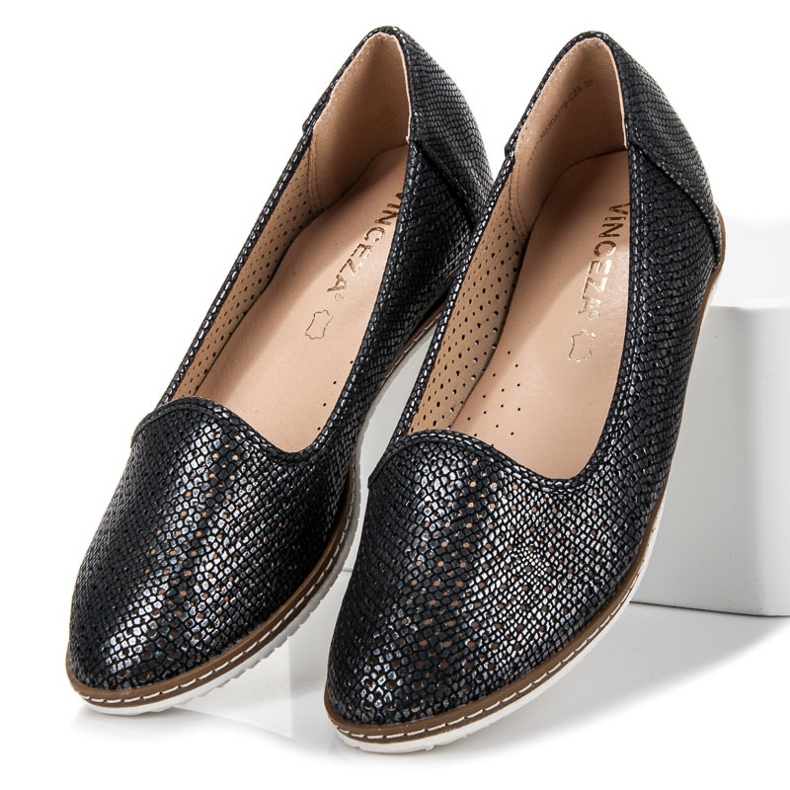 Vinceza Black Openwork Lords svart 1