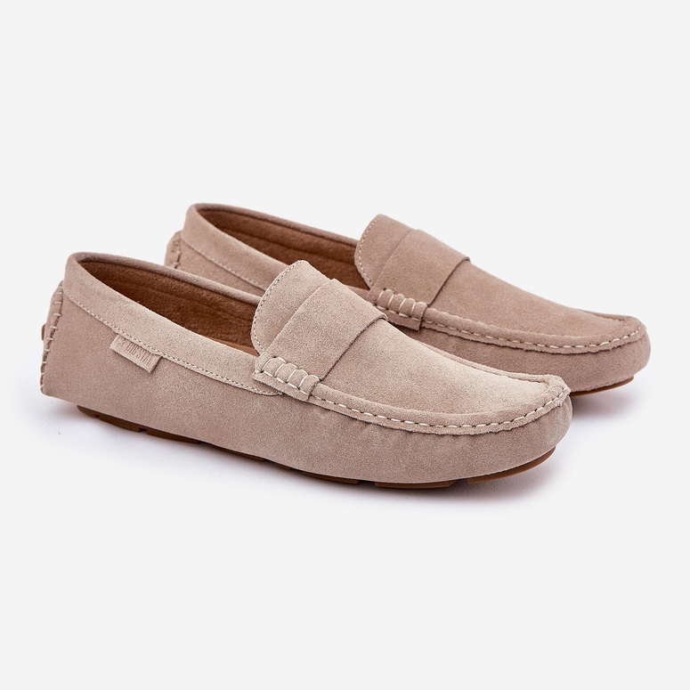 Big Star RR174050 herrarnas mocka loafers beige 1