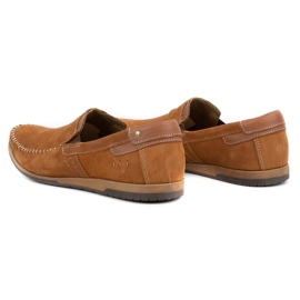 KOMODO Loafers för män 876 camel brun 6