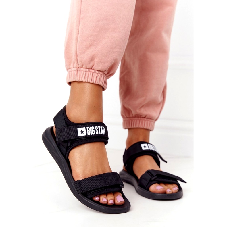 Sportsandaler för kvinnor Big Star HH274A024 Svart 2