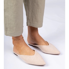 Beige eleganta flip flops av Ekozamszu 2