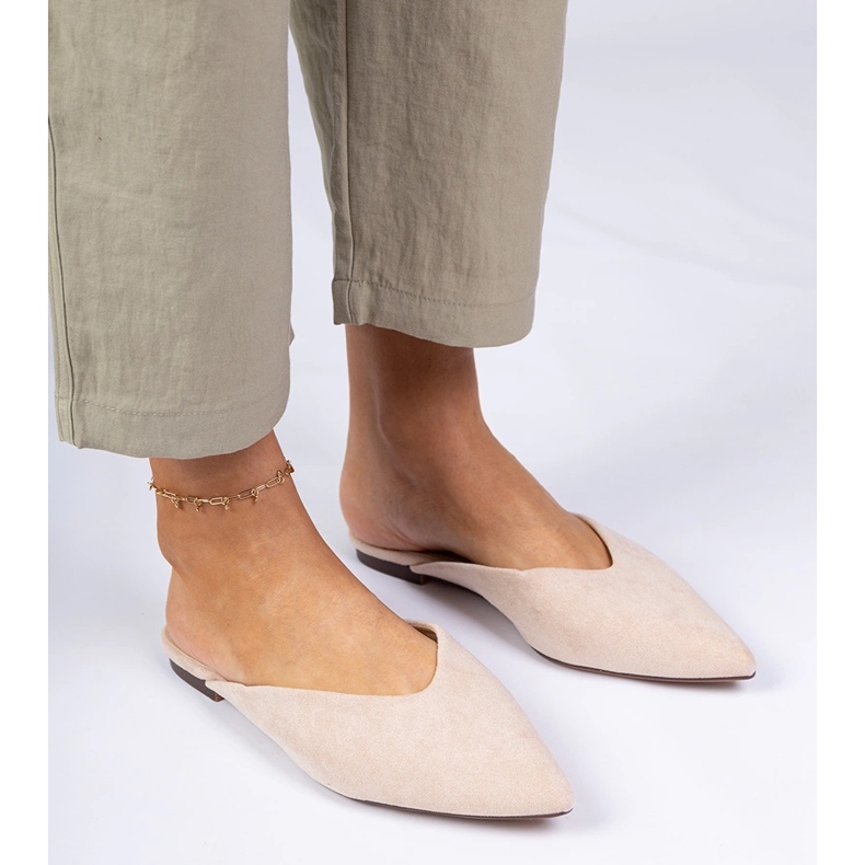 Beige eleganta flip flops av Ekozamszu 2