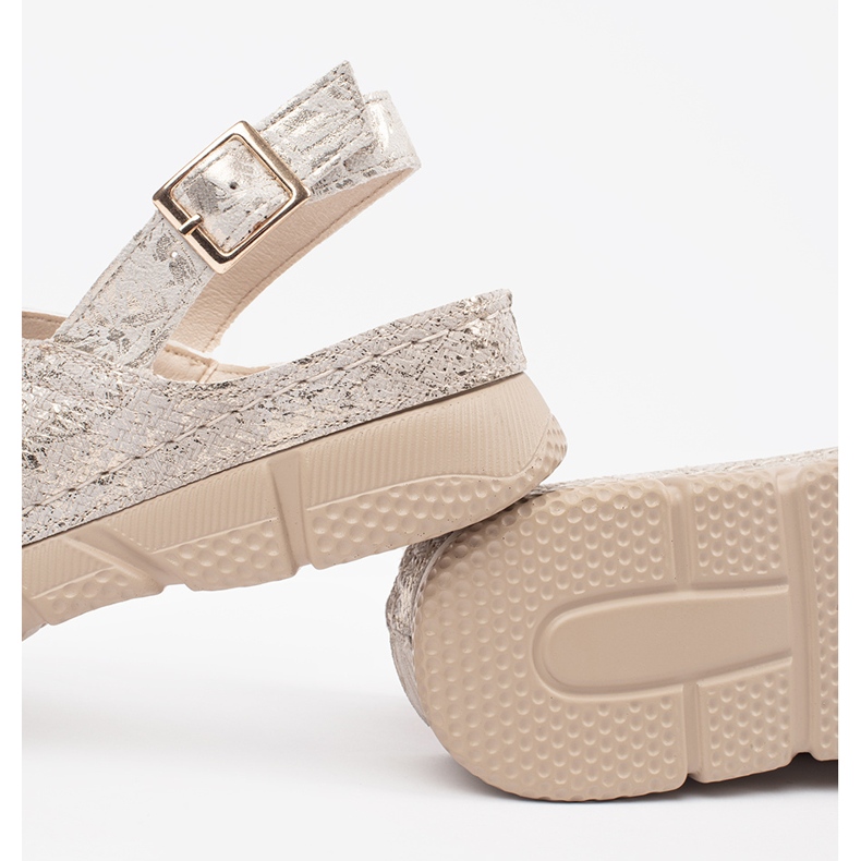 Goodin Lättbärande sandaler beige 1