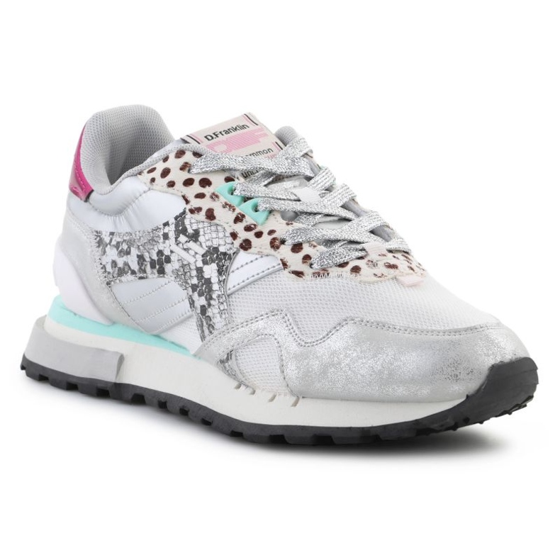 D.Franklin-skor Vibla Zig Patch DFSH378006-SILV vit 1