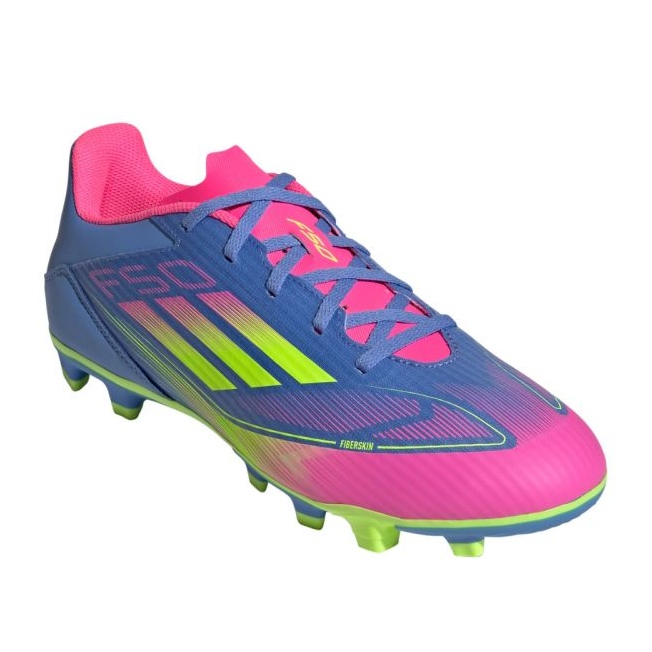 Adidas f50 klubb fg/mg ie1245 fotbollsskor blå 1