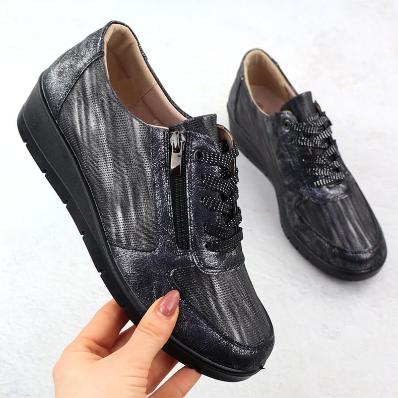 Black Sabatina LH01 sportskor svart 1