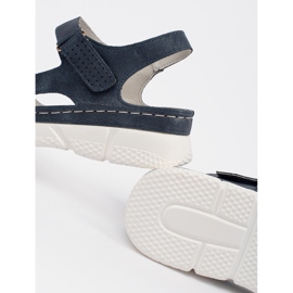 Goodin Marinens klassiska kvinnors sandaler blå 1