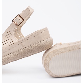 Goodin Lätt hassel bekväma sandaler gyllene 2