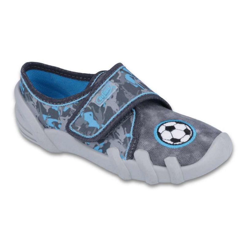 Befado barns tofflor fotbollsapplikation 273x259 blå 1
