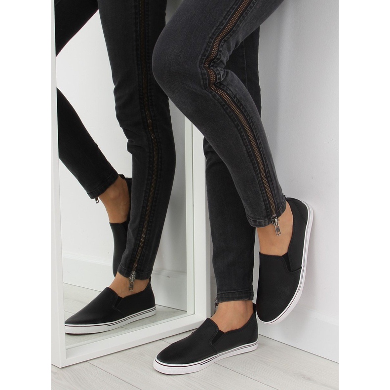 Sneakers slip-on svart ansikte svart xl08p Svart 2