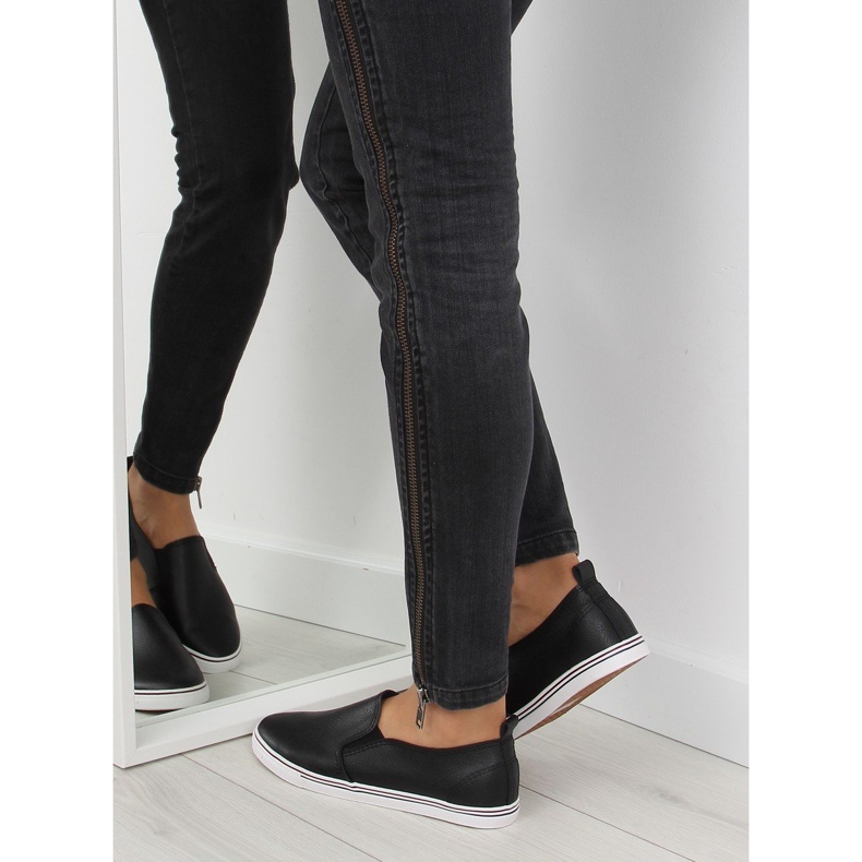 Sneakers slip-on svart ansikte svart xl08p Svart 1