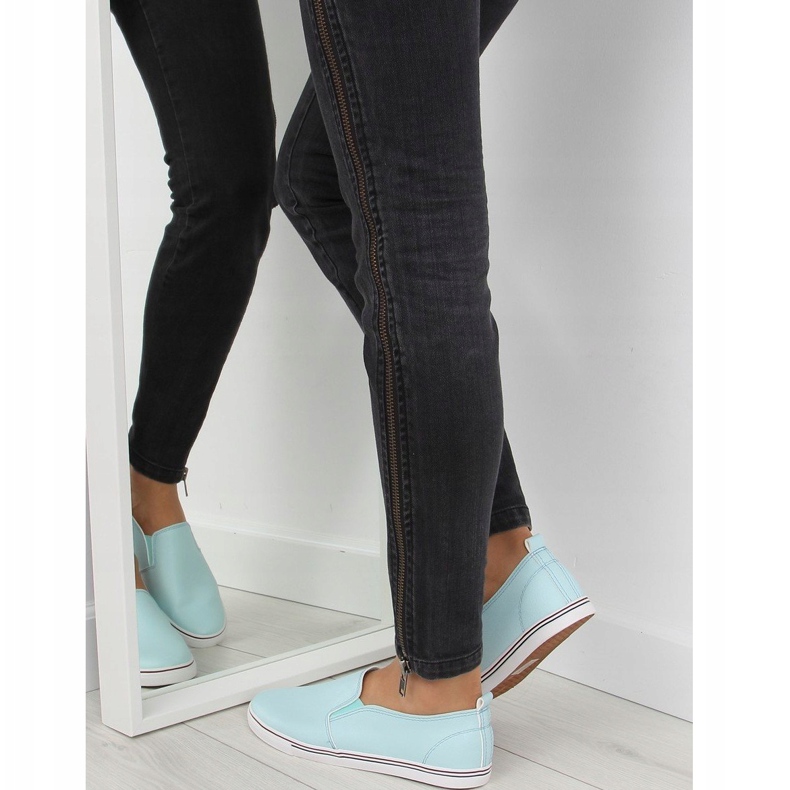 Sneakers slip-on blå xl08p L.BLÅ 1