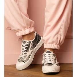 Svarta kvinnors sneakers sport sneakers 1