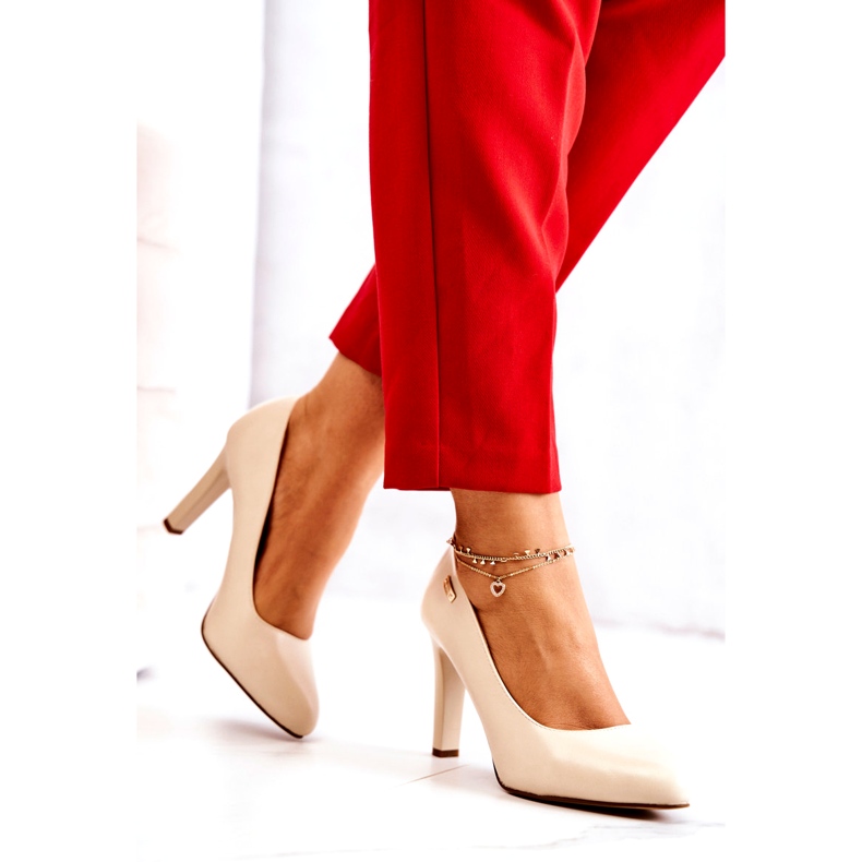 Kvinnors pumpar på Sergio Leone 1457 Beige Post 2