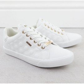 Kvinnors sneakers Ecoski White Big Star RR274322 vit 2