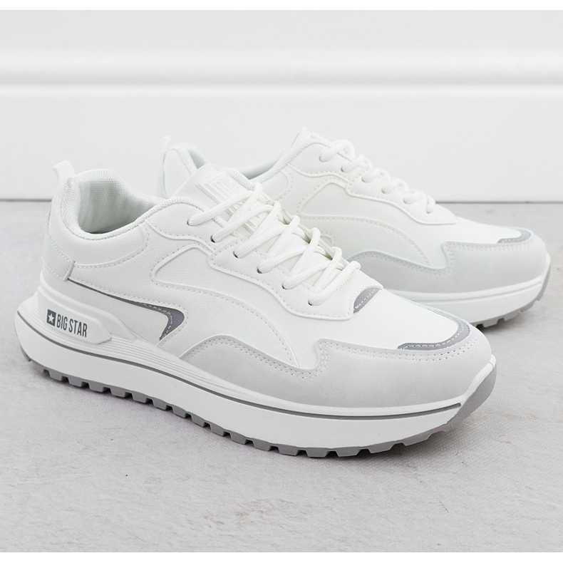 Kvinnors sportskor White Big Star RR274A213 vit 2