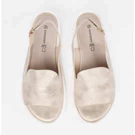 Goodin Gyllene bekväma kvinnors sandaler 1