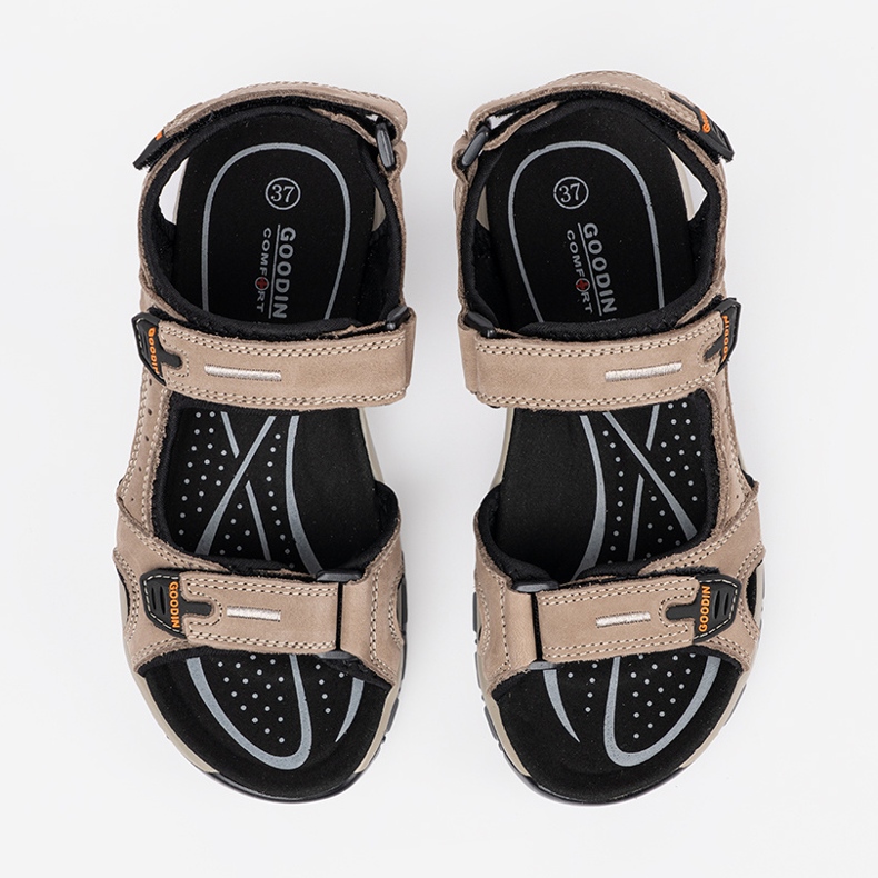 Goodin Kvinnors bruna sportsandaler 2