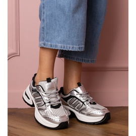 Silver sneakers sport sneakers silver- 2