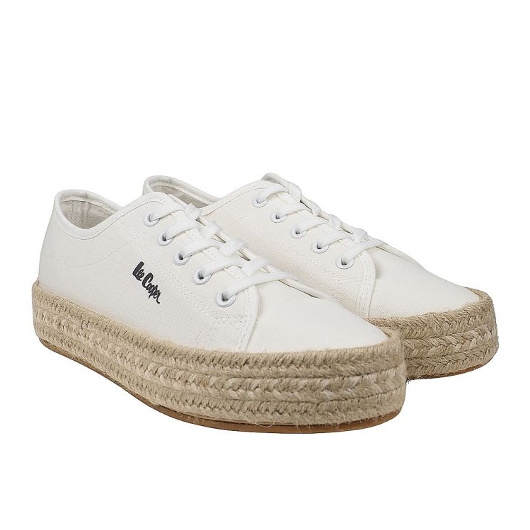 Kvinnors skor Espadrilles Lee Cooper LCW-25-44-3217LA vit 1
