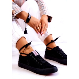 Cross Jeans Kvinnors material sneakers korsar jeans jj2r4049c svart 4