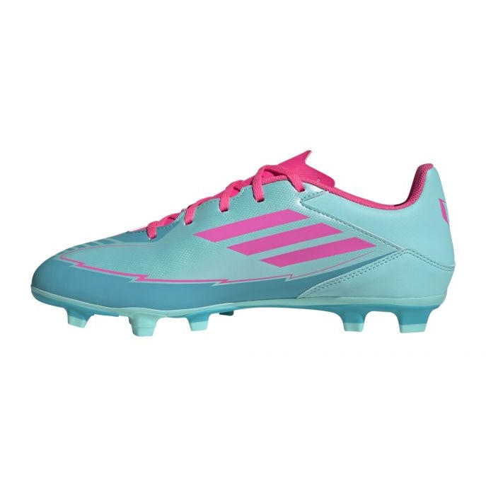 Adidas f50 klubb fg/mg messi ih0929 fotbollsskor blå 1