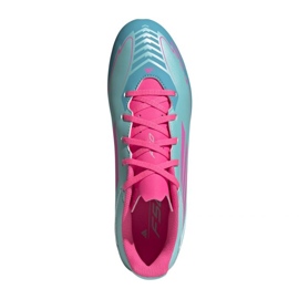 Adidas f50 klubb fg/mg messi ih0929 fotbollsskor blå 2