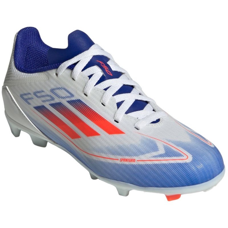 Adidas F50 League FG/MG IF1367 fotbollsskor vit 1