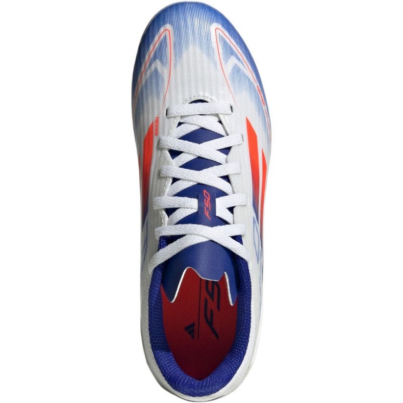 Adidas F50 League FG/MG IF1367 fotbollsskor vit 3