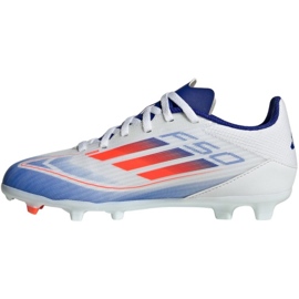 Adidas F50 League FG/MG IF1367 fotbollsskor vit 4