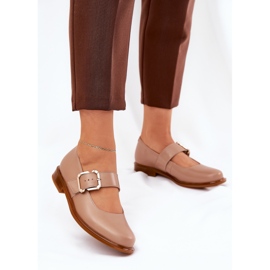 Kvinnors läderskor med Laura Messi 2980 svart svart chock beige 2