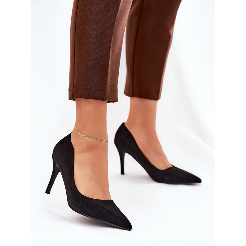 Eco Suede Pins Black svart 2