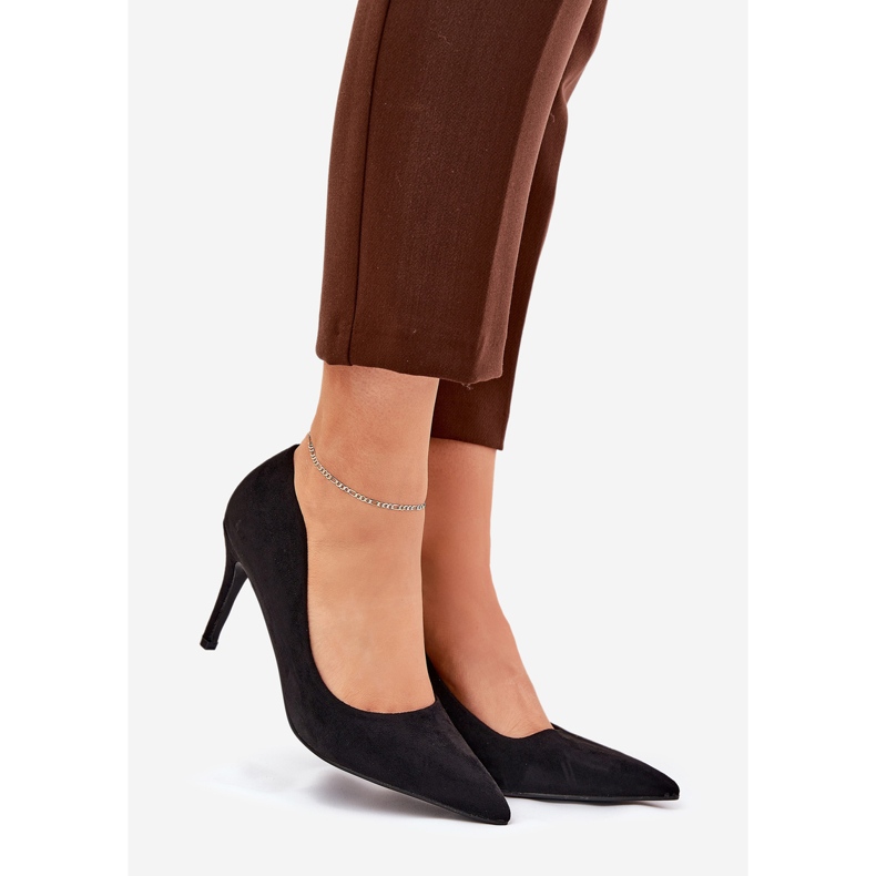 Eco Suede Pins Black svart 1